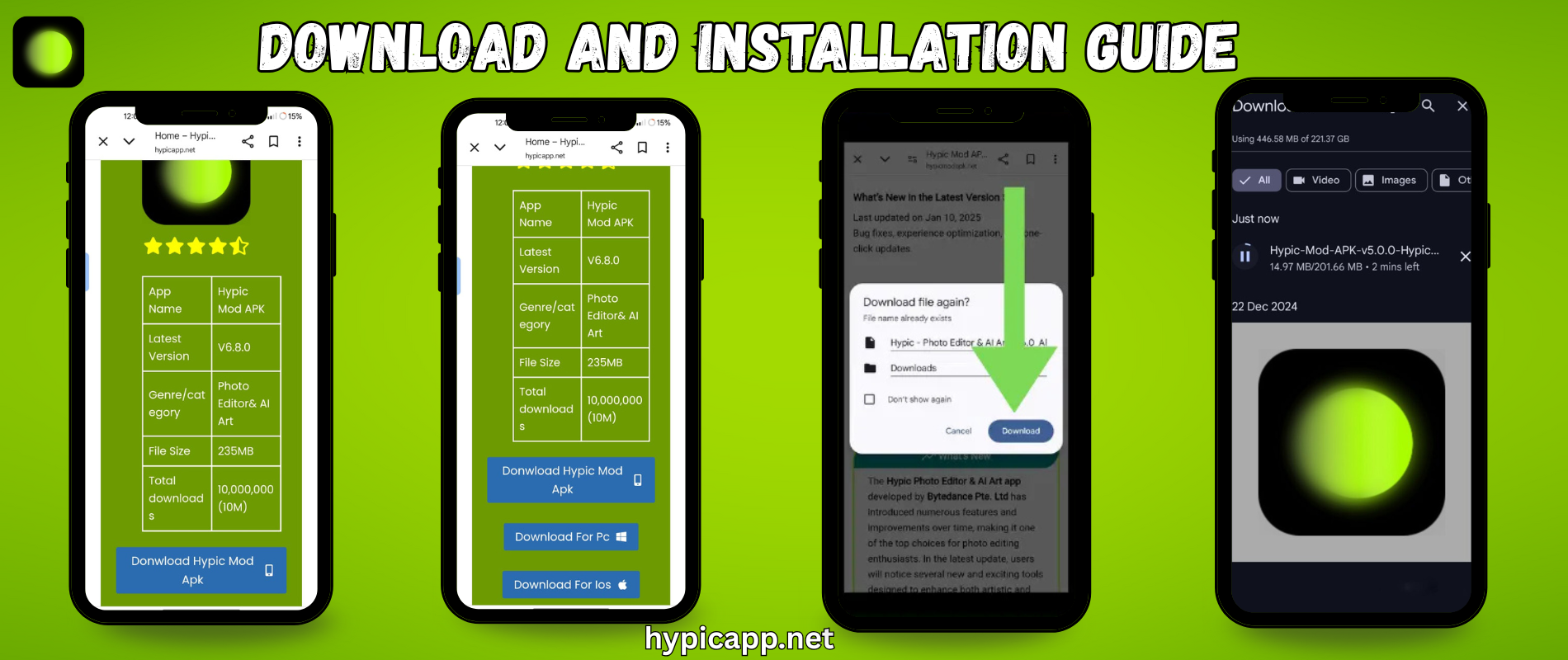 Download And Installation Guide On Hypic Mod Apk | hypic mod apk